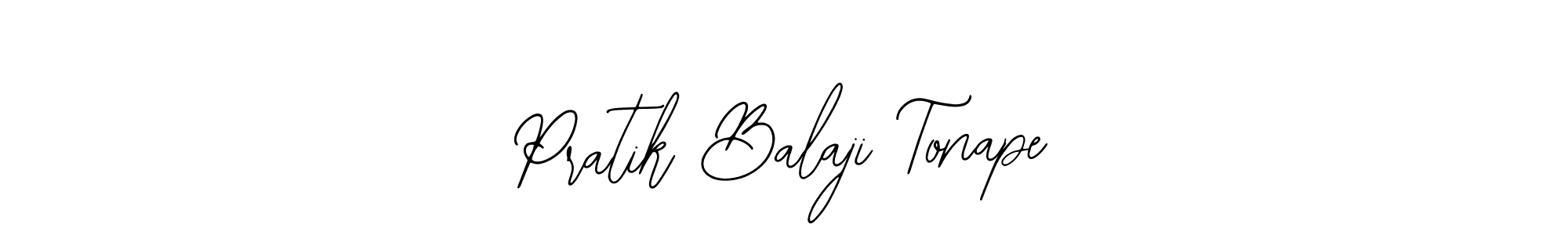 Design your own signature with our free online signature maker. With this signature software, you can create a handwritten (Bearetta-2O07w) signature for name Pratik Balaji Tonape. Pratik Balaji Tonape signature style 12 images and pictures png