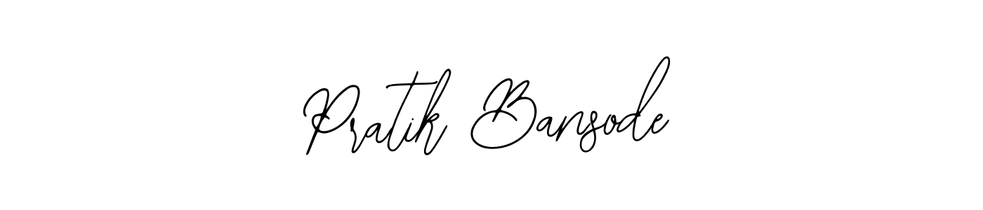 Make a beautiful signature design for name Pratik Bansode. With this signature (Bearetta-2O07w) style, you can create a handwritten signature for free. Pratik Bansode signature style 12 images and pictures png