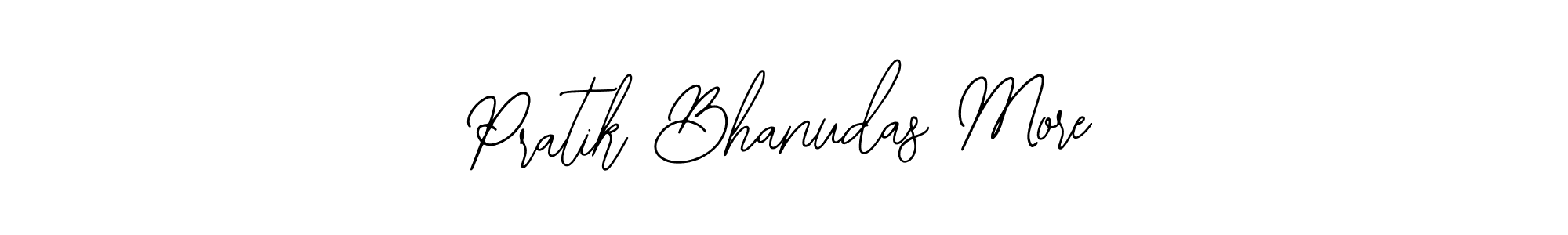 if you are searching for the best signature style for your name Pratik Bhanudas More. so please give up your signature search. here we have designed multiple signature styles  using Bearetta-2O07w. Pratik Bhanudas More signature style 12 images and pictures png