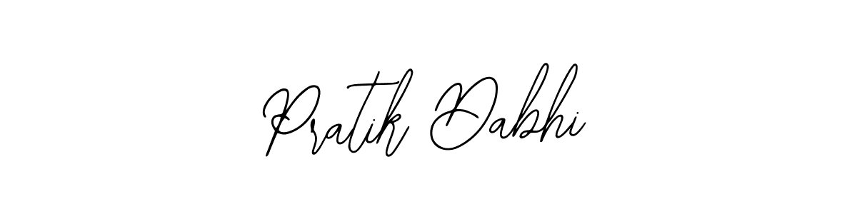 How to make Pratik Dabhi signature? Bearetta-2O07w is a professional autograph style. Create handwritten signature for Pratik Dabhi name. Pratik Dabhi signature style 12 images and pictures png