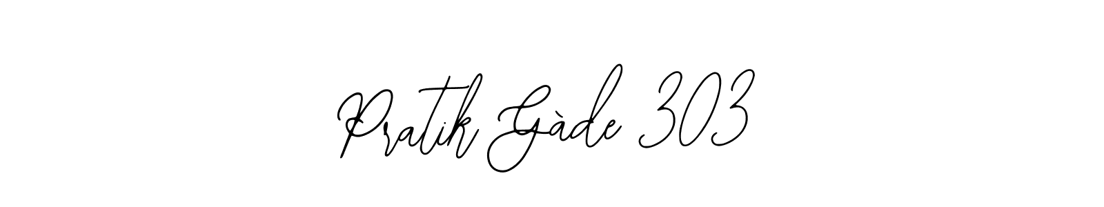 Make a beautiful signature design for name Pratik Gàde 303. With this signature (Bearetta-2O07w) style, you can create a handwritten signature for free. Pratik Gàde 303 signature style 12 images and pictures png