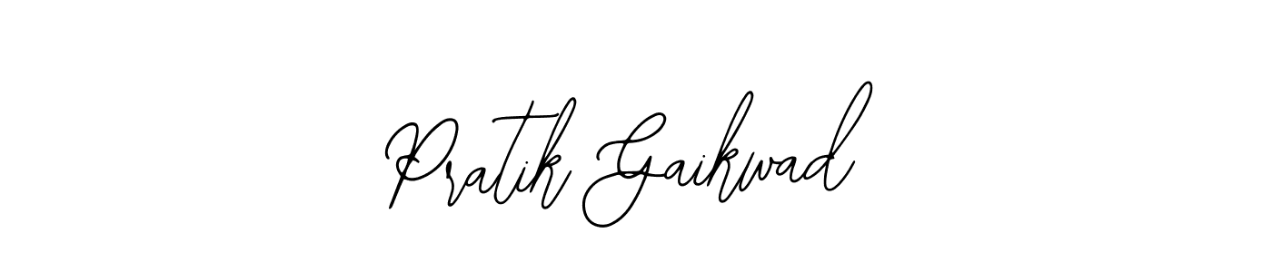 It looks lik you need a new signature style for name Pratik Gaikwad. Design unique handwritten (Bearetta-2O07w) signature with our free signature maker in just a few clicks. Pratik Gaikwad signature style 12 images and pictures png