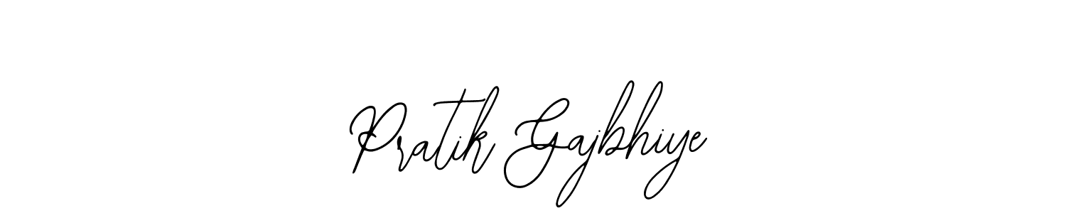 The best way (Bearetta-2O07w) to make a short signature is to pick only two or three words in your name. The name Pratik Gajbhiye include a total of six letters. For converting this name. Pratik Gajbhiye signature style 12 images and pictures png
