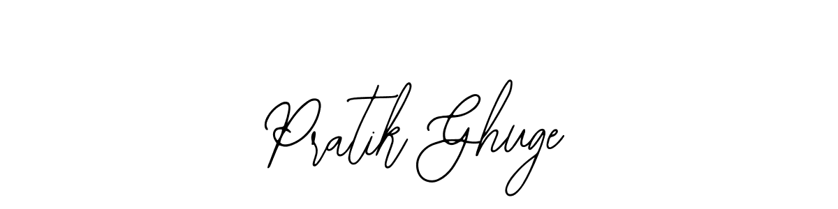 if you are searching for the best signature style for your name Pratik Ghuge. so please give up your signature search. here we have designed multiple signature styles  using Bearetta-2O07w. Pratik Ghuge signature style 12 images and pictures png