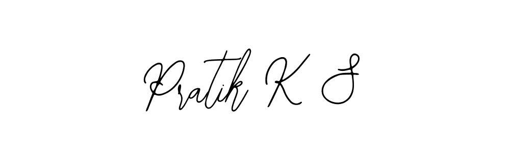 Best and Professional Signature Style for Pratik K S. Bearetta-2O07w Best Signature Style Collection. Pratik K S signature style 12 images and pictures png