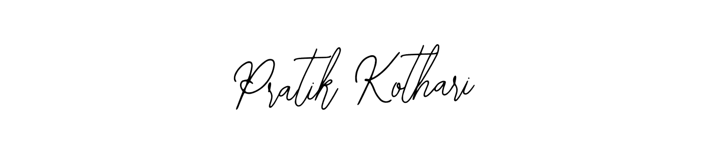 Create a beautiful signature design for name Pratik Kothari. With this signature (Bearetta-2O07w) fonts, you can make a handwritten signature for free. Pratik Kothari signature style 12 images and pictures png