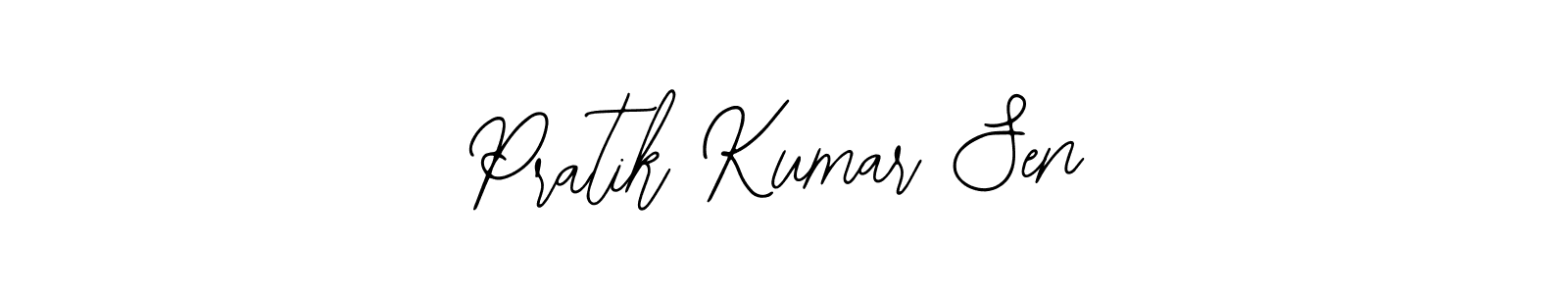 You should practise on your own different ways (Bearetta-2O07w) to write your name (Pratik Kumar Sen) in signature. don't let someone else do it for you. Pratik Kumar Sen signature style 12 images and pictures png