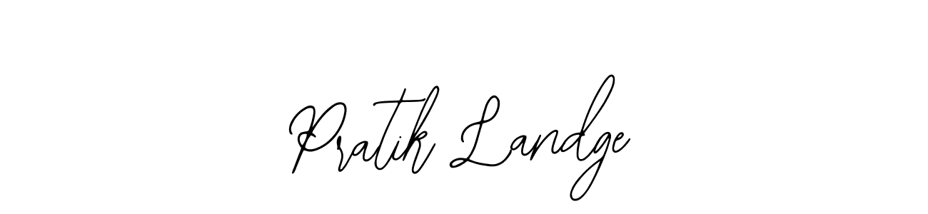 This is the best signature style for the Pratik Landge name. Also you like these signature font (Bearetta-2O07w). Mix name signature. Pratik Landge signature style 12 images and pictures png