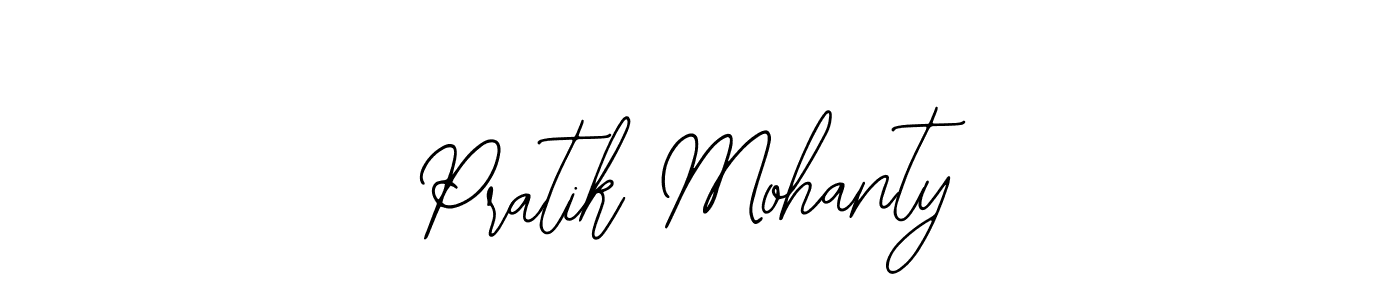 Similarly Bearetta-2O07w is the best handwritten signature design. Signature creator online .You can use it as an online autograph creator for name Pratik Mohanty. Pratik Mohanty signature style 12 images and pictures png