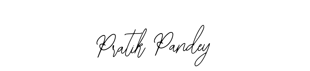 Pratik Pandey stylish signature style. Best Handwritten Sign (Bearetta-2O07w) for my name. Handwritten Signature Collection Ideas for my name Pratik Pandey. Pratik Pandey signature style 12 images and pictures png