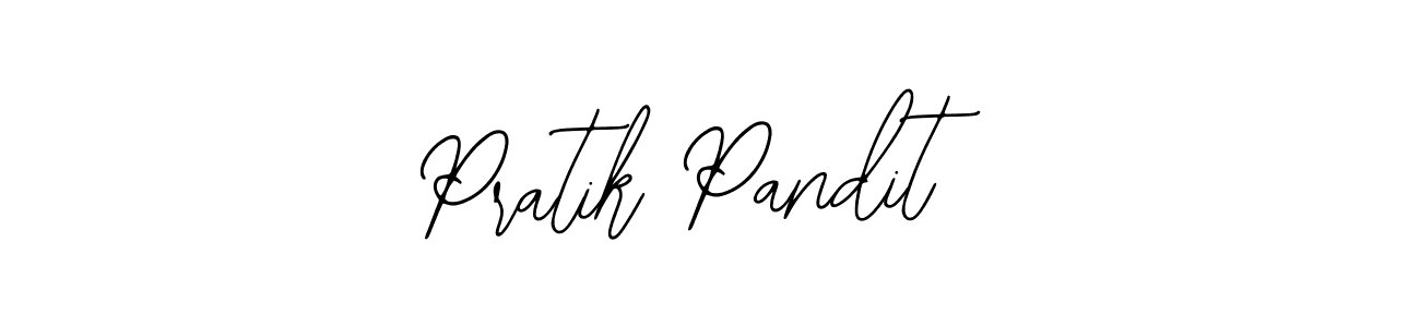 How to make Pratik Pandit signature? Bearetta-2O07w is a professional autograph style. Create handwritten signature for Pratik Pandit name. Pratik Pandit signature style 12 images and pictures png