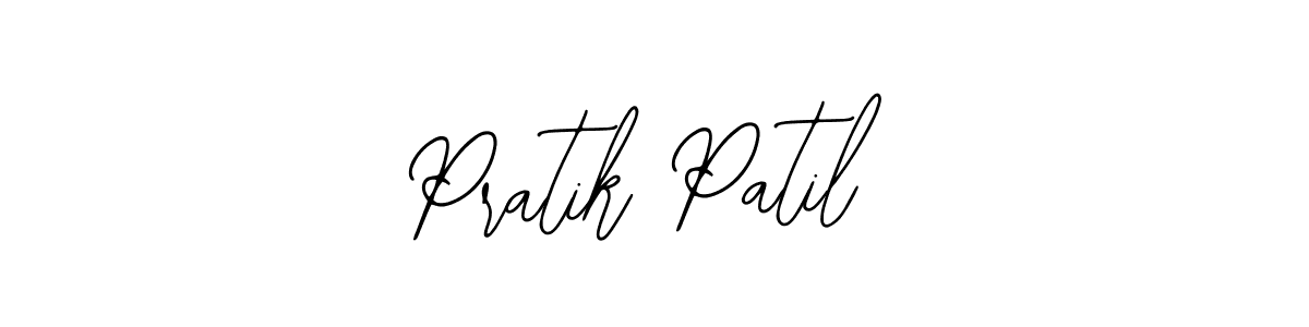 Use a signature maker to create a handwritten signature online. With this signature software, you can design (Bearetta-2O07w) your own signature for name Pratik Patil. Pratik Patil signature style 12 images and pictures png