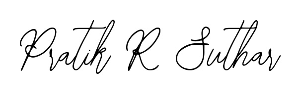 You can use this online signature creator to create a handwritten signature for the name Pratik R Suthar. This is the best online autograph maker. Pratik R Suthar signature style 12 images and pictures png