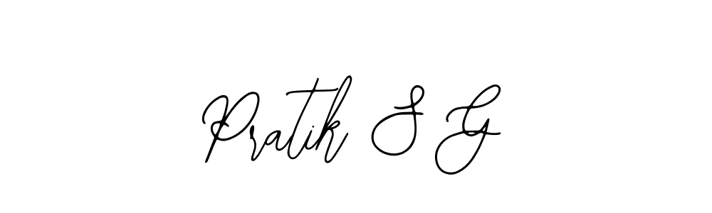 Make a beautiful signature design for name Pratik S G. With this signature (Bearetta-2O07w) style, you can create a handwritten signature for free. Pratik S G signature style 12 images and pictures png