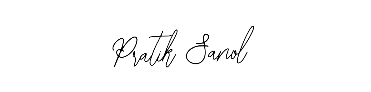 How to Draw Pratik Sanol signature style? Bearetta-2O07w is a latest design signature styles for name Pratik Sanol. Pratik Sanol signature style 12 images and pictures png