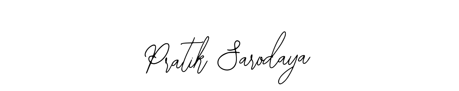 It looks lik you need a new signature style for name Pratik Sarodaya. Design unique handwritten (Bearetta-2O07w) signature with our free signature maker in just a few clicks. Pratik Sarodaya signature style 12 images and pictures png