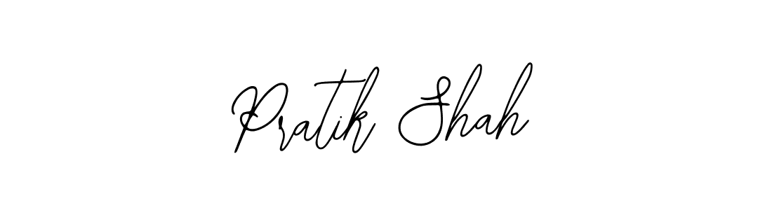 You should practise on your own different ways (Bearetta-2O07w) to write your name (Pratik Shah) in signature. don't let someone else do it for you. Pratik Shah signature style 12 images and pictures png