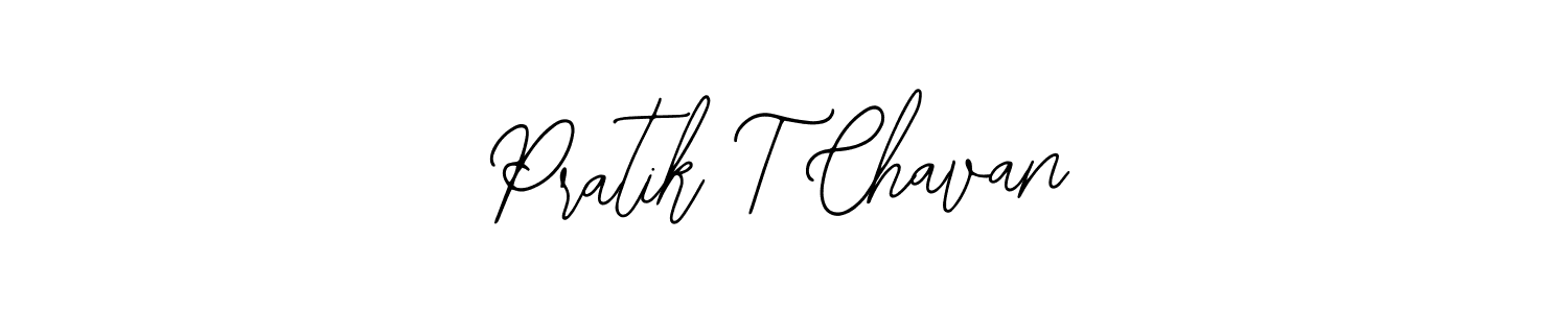 Make a beautiful signature design for name Pratik T Chavan. Use this online signature maker to create a handwritten signature for free. Pratik T Chavan signature style 12 images and pictures png