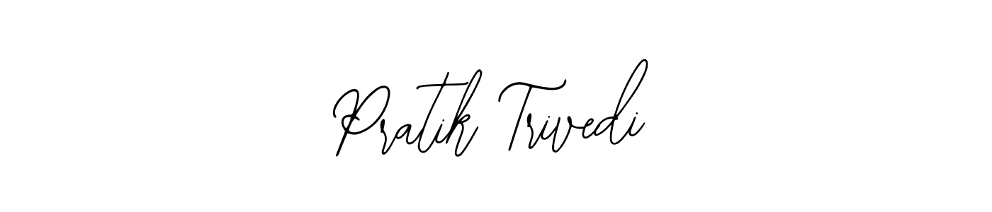 Pratik Trivedi stylish signature style. Best Handwritten Sign (Bearetta-2O07w) for my name. Handwritten Signature Collection Ideas for my name Pratik Trivedi. Pratik Trivedi signature style 12 images and pictures png