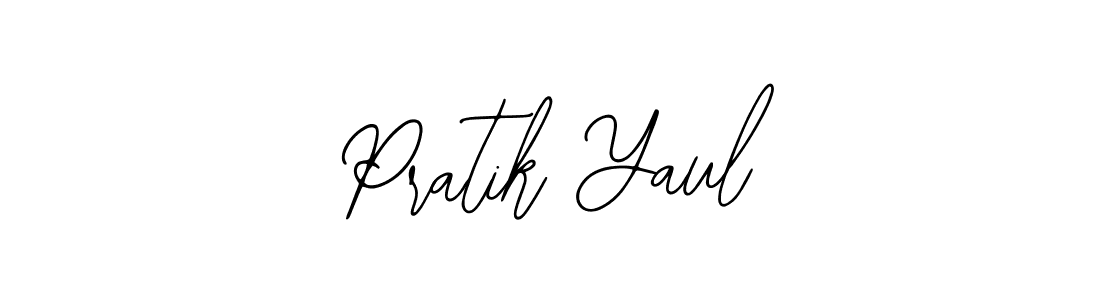 Also we have Pratik Yaul name is the best signature style. Create professional handwritten signature collection using Bearetta-2O07w autograph style. Pratik Yaul signature style 12 images and pictures png