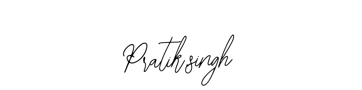 Pratik.singh stylish signature style. Best Handwritten Sign (Bearetta-2O07w) for my name. Handwritten Signature Collection Ideas for my name Pratik.singh. Pratik.singh signature style 12 images and pictures png