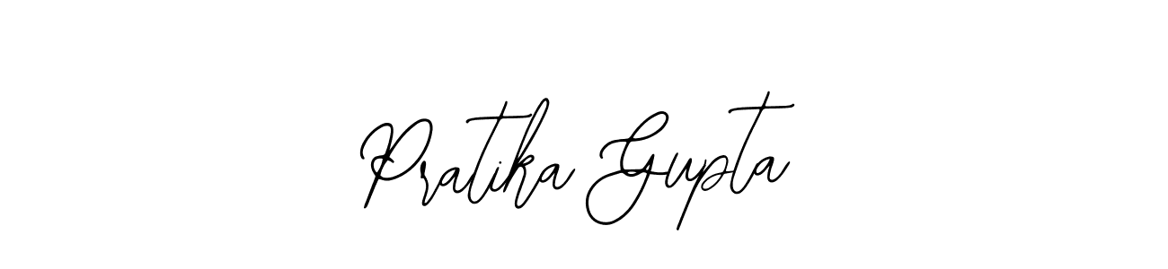 You should practise on your own different ways (Bearetta-2O07w) to write your name (Pratika Gupta) in signature. don't let someone else do it for you. Pratika Gupta signature style 12 images and pictures png