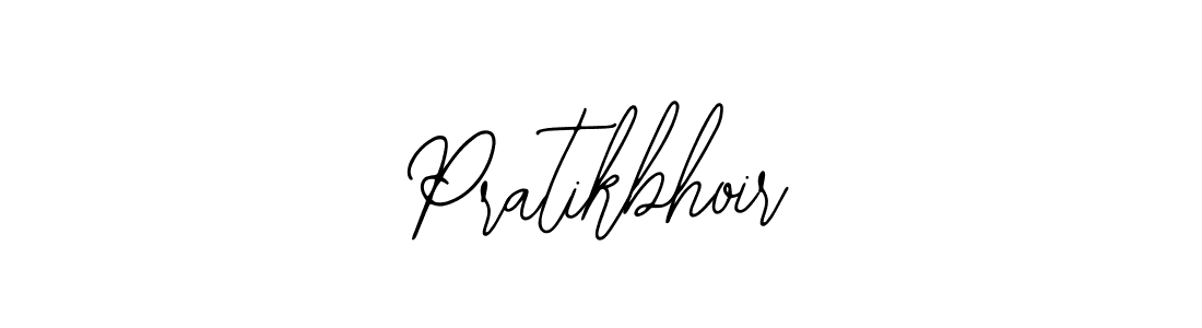 How to make Pratikbhoir name signature. Use Bearetta-2O07w style for creating short signs online. This is the latest handwritten sign. Pratikbhoir signature style 12 images and pictures png