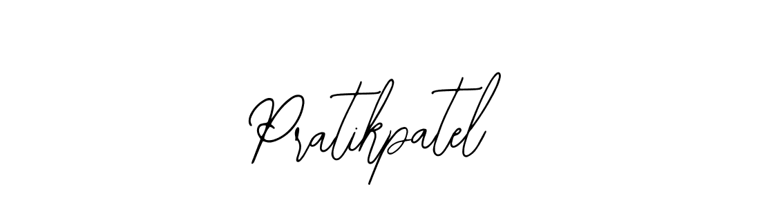 How to make Pratikpatel name signature. Use Bearetta-2O07w style for creating short signs online. This is the latest handwritten sign. Pratikpatel signature style 12 images and pictures png