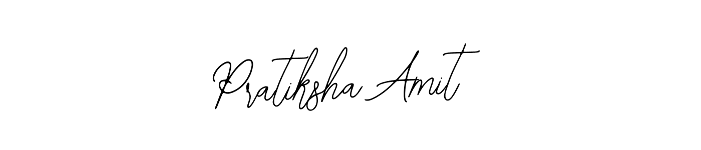 How to Draw Pratiksha Amit signature style? Bearetta-2O07w is a latest design signature styles for name Pratiksha Amit. Pratiksha Amit signature style 12 images and pictures png