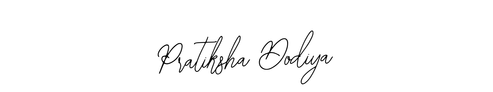 Make a beautiful signature design for name Pratiksha Dodiya. With this signature (Bearetta-2O07w) style, you can create a handwritten signature for free. Pratiksha Dodiya signature style 12 images and pictures png