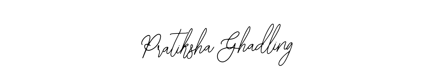 Create a beautiful signature design for name Pratiksha Ghadling. With this signature (Bearetta-2O07w) fonts, you can make a handwritten signature for free. Pratiksha Ghadling signature style 12 images and pictures png