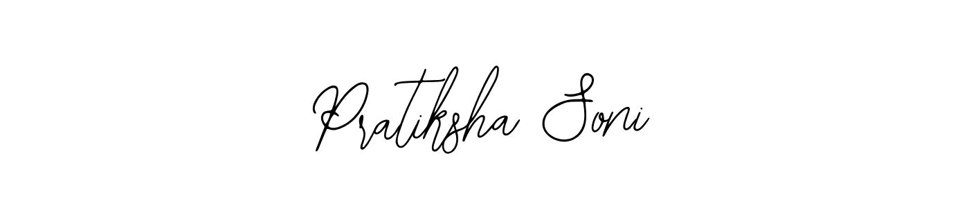 The best way (Bearetta-2O07w) to make a short signature is to pick only two or three words in your name. The name Pratiksha Soni include a total of six letters. For converting this name. Pratiksha Soni signature style 12 images and pictures png