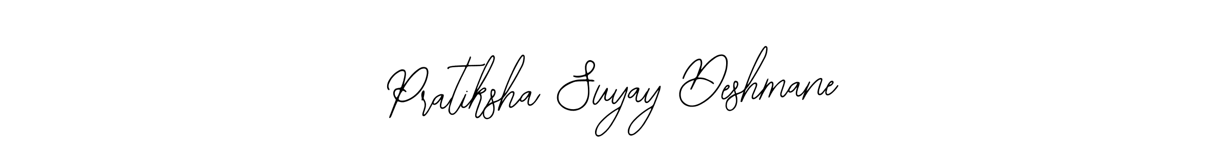 if you are searching for the best signature style for your name Pratiksha Suyay Deshmane. so please give up your signature search. here we have designed multiple signature styles  using Bearetta-2O07w. Pratiksha Suyay Deshmane signature style 12 images and pictures png