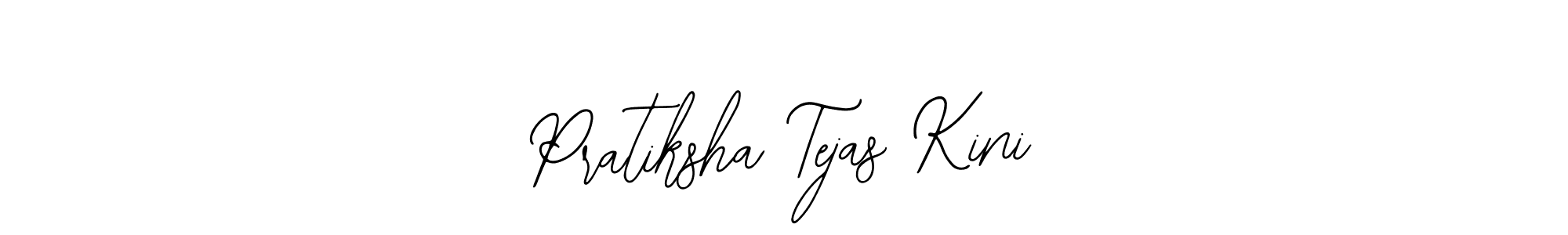 You should practise on your own different ways (Bearetta-2O07w) to write your name (Pratiksha Tejas Kini) in signature. don't let someone else do it for you. Pratiksha Tejas Kini signature style 12 images and pictures png