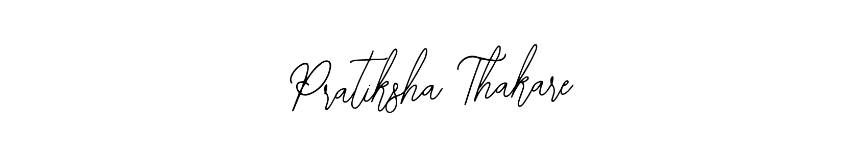You should practise on your own different ways (Bearetta-2O07w) to write your name (Pratiksha Thakare) in signature. don't let someone else do it for you. Pratiksha Thakare signature style 12 images and pictures png
