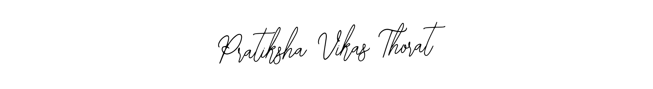 Bearetta-2O07w is a professional signature style that is perfect for those who want to add a touch of class to their signature. It is also a great choice for those who want to make their signature more unique. Get Pratiksha Vikas Thorat name to fancy signature for free. Pratiksha Vikas Thorat signature style 12 images and pictures png