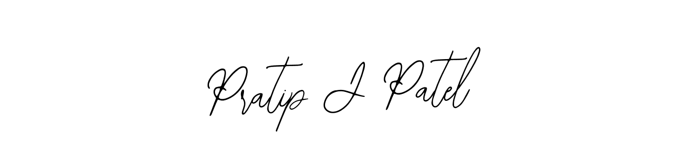 Make a beautiful signature design for name Pratip J Patel. With this signature (Bearetta-2O07w) style, you can create a handwritten signature for free. Pratip J Patel signature style 12 images and pictures png