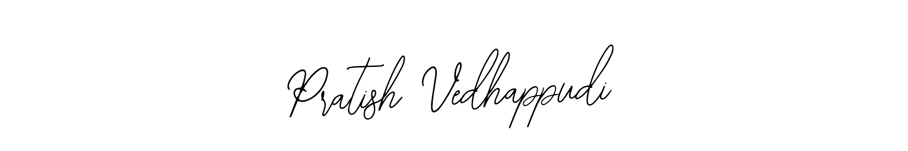 Make a beautiful signature design for name Pratish Vedhappudi. With this signature (Bearetta-2O07w) style, you can create a handwritten signature for free. Pratish Vedhappudi signature style 12 images and pictures png