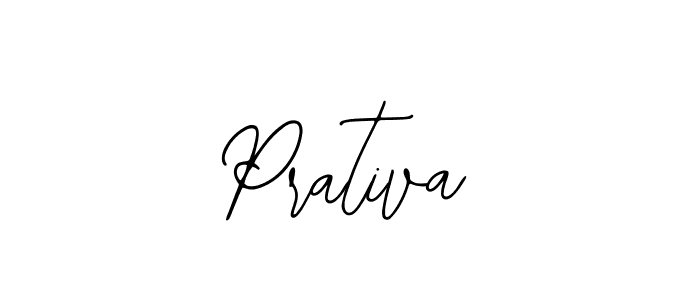 Use a signature maker to create a handwritten signature online. With this signature software, you can design (Bearetta-2O07w) your own signature for name Prativa. Prativa signature style 12 images and pictures png