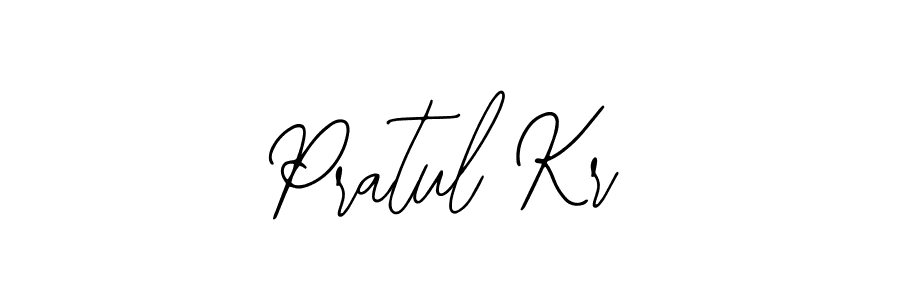 Also You can easily find your signature by using the search form. We will create Pratul Kr name handwritten signature images for you free of cost using Bearetta-2O07w sign style. Pratul Kr signature style 12 images and pictures png