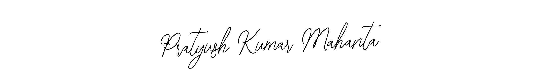 You should practise on your own different ways (Bearetta-2O07w) to write your name (Pratyush Kumar Mahanta) in signature. don't let someone else do it for you. Pratyush Kumar Mahanta signature style 12 images and pictures png