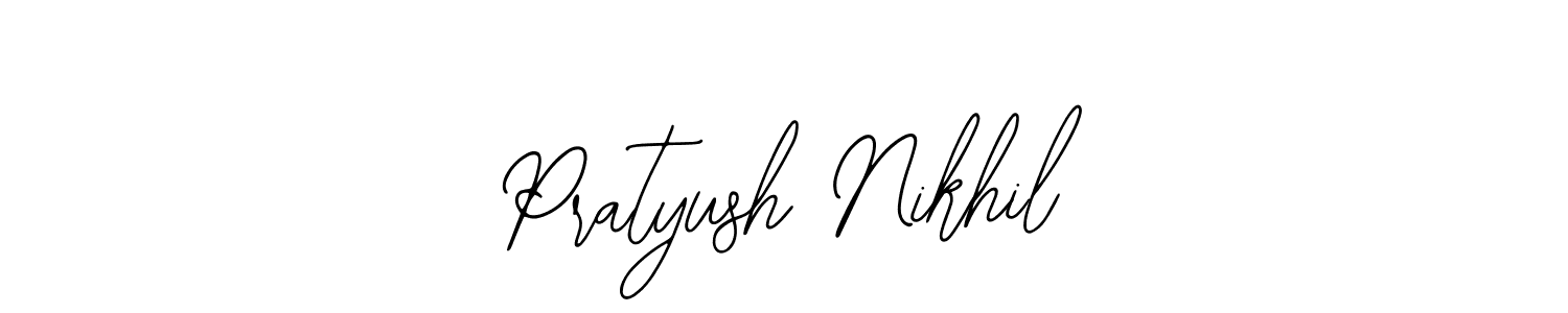 Make a short Pratyush Nikhil signature style. Manage your documents anywhere anytime using Bearetta-2O07w. Create and add eSignatures, submit forms, share and send files easily. Pratyush Nikhil signature style 12 images and pictures png