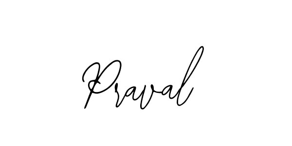 How to make Praval name signature. Use Bearetta-2O07w style for creating short signs online. This is the latest handwritten sign. Praval signature style 12 images and pictures png