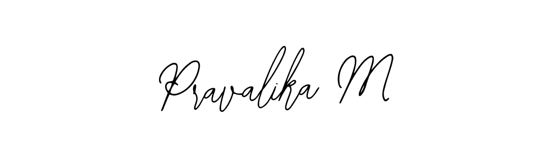 Pravalika M stylish signature style. Best Handwritten Sign (Bearetta-2O07w) for my name. Handwritten Signature Collection Ideas for my name Pravalika M. Pravalika M signature style 12 images and pictures png