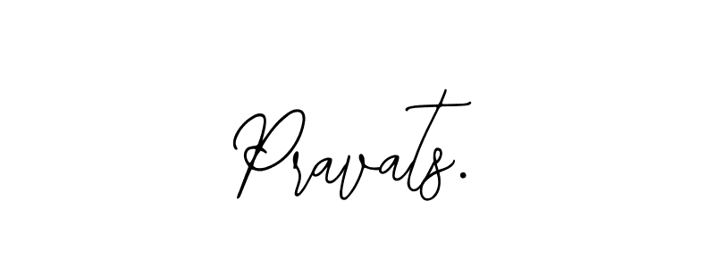 Create a beautiful signature design for name Pravats.. With this signature (Bearetta-2O07w) fonts, you can make a handwritten signature for free. Pravats. signature style 12 images and pictures png