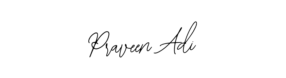 Also we have Praveen Adi name is the best signature style. Create professional handwritten signature collection using Bearetta-2O07w autograph style. Praveen Adi signature style 12 images and pictures png