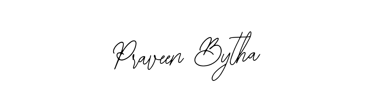 Similarly Bearetta-2O07w is the best handwritten signature design. Signature creator online .You can use it as an online autograph creator for name Praveen Bytha. Praveen Bytha signature style 12 images and pictures png