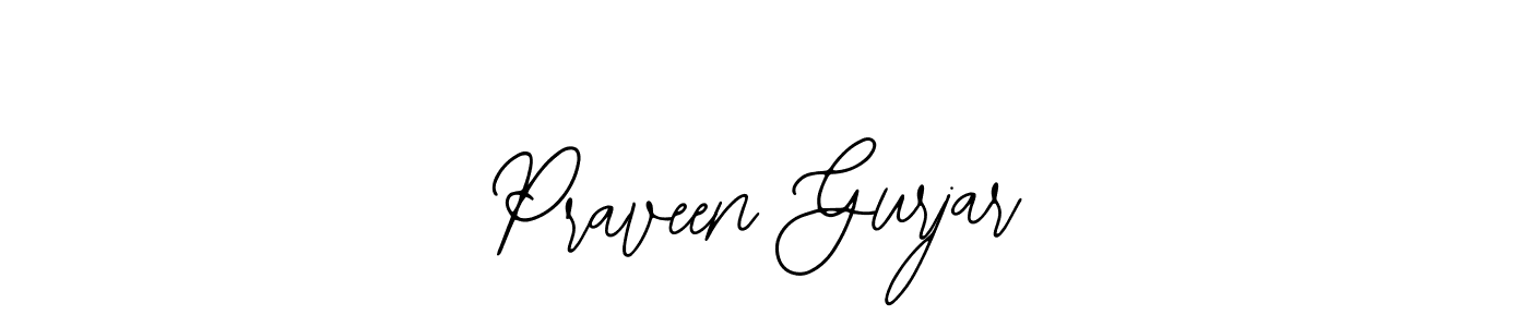 It looks lik you need a new signature style for name Praveen Gurjar. Design unique handwritten (Bearetta-2O07w) signature with our free signature maker in just a few clicks. Praveen Gurjar signature style 12 images and pictures png