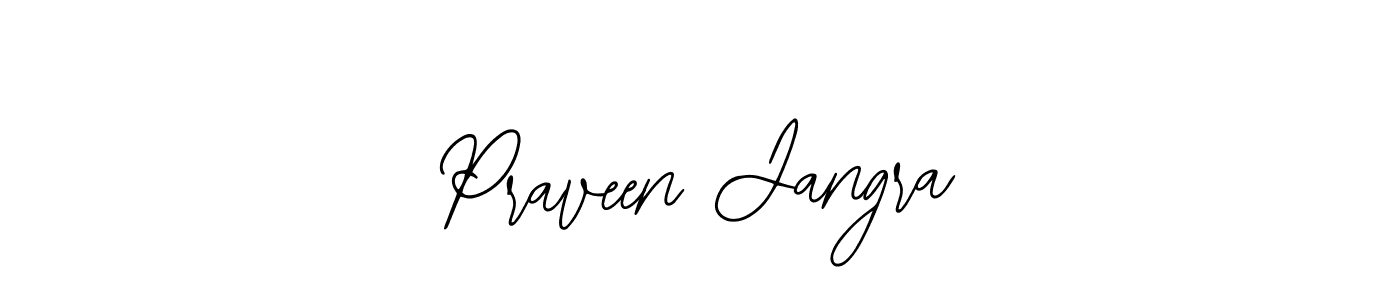 if you are searching for the best signature style for your name Praveen Jangra. so please give up your signature search. here we have designed multiple signature styles  using Bearetta-2O07w. Praveen Jangra signature style 12 images and pictures png