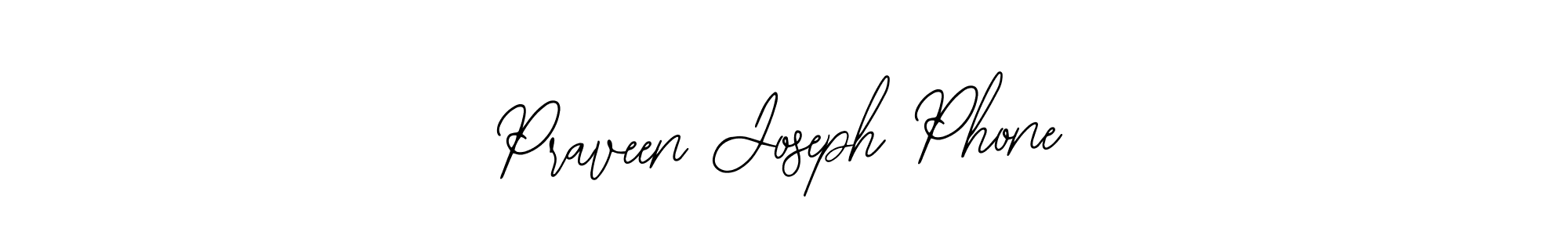 Praveen Joseph Phone stylish signature style. Best Handwritten Sign (Bearetta-2O07w) for my name. Handwritten Signature Collection Ideas for my name Praveen Joseph Phone. Praveen Joseph Phone signature style 12 images and pictures png